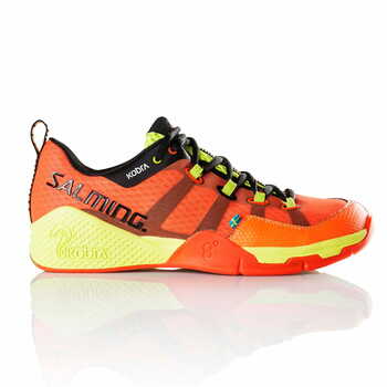 Salming Adder Junior (Turquoise/Shock.Orange) Squash Shoe