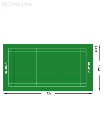 VICTOR C - 7058 BADMINTON MOBIL PLASTIC COURT MAT