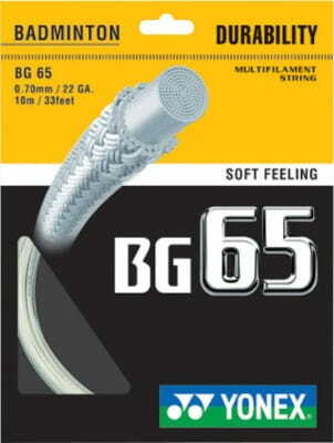 YONEX BG 65 BADMINTON STRINGS