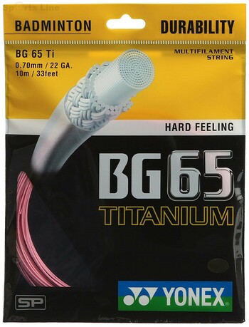 YONEX BG 65 TI BADMINTON STRINGS