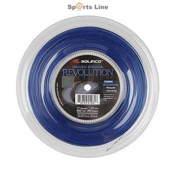 SOLINCO REVOLUTION TENNIS STRING 17-G 1.20MM, 200M