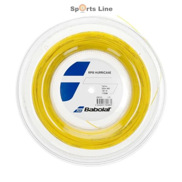 BABOLAT RPM HURRICANE TENNIS STRING REEL 16-G 1.30MM