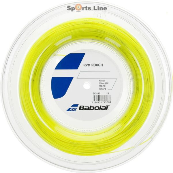 BABOLAT RPM ROUGH TENNIS STRING REEL 16-G - YELLOW