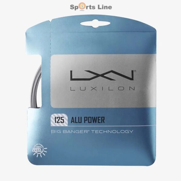 LUXILON ALU POWER 125 TENNIS STRING SET - SILVER