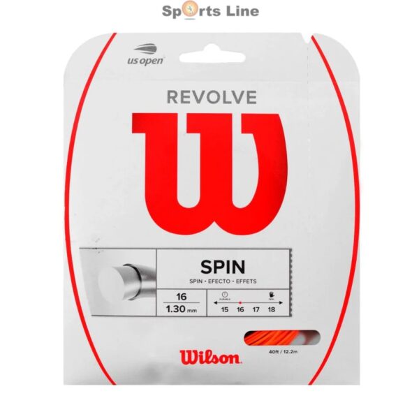 WILSON REVOLVE TENNIS STRING SET 16 / 1.30MM